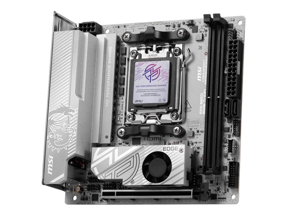 Msi B850i Edge Ti Wifi, Amd, Socket Am5, Amd Ryzen 7000 Series, Amd Ryzen 8000 Series, Amd Ryzen 9000 Series, Socket Am5, Ddr5-Sdram, 128 Gb