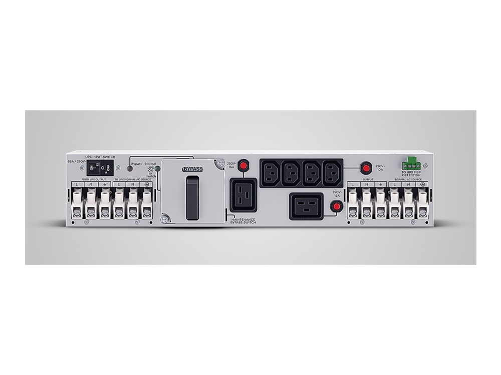 Cyberpower Maintenance Bypass Pdu Mbp63ahvhw62u - Strømfordelingsenhed (Rackversion) - Ac 200-240 V - Input: Terminalblok - Output-Stikforbindelser: