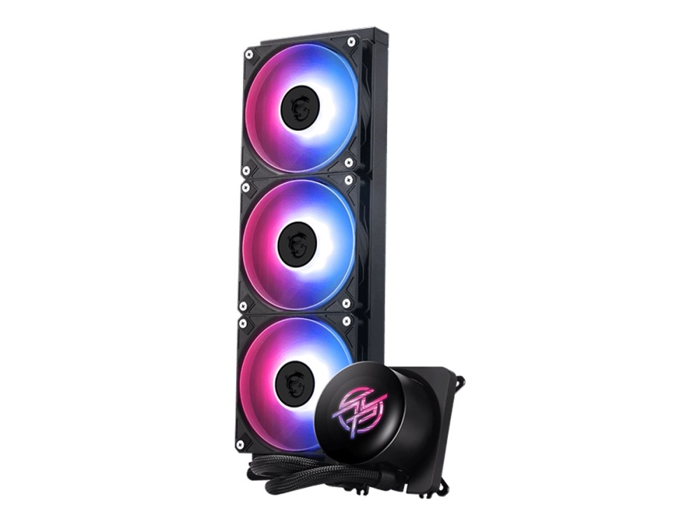 MSI MPG CORELIQUID P13 - Processors flydende kølesystem - Radiatorstørrelse: 360 mm - (for: LGA1700, LGA1851, AM5, AM4) - kobber - 120 mm - sort