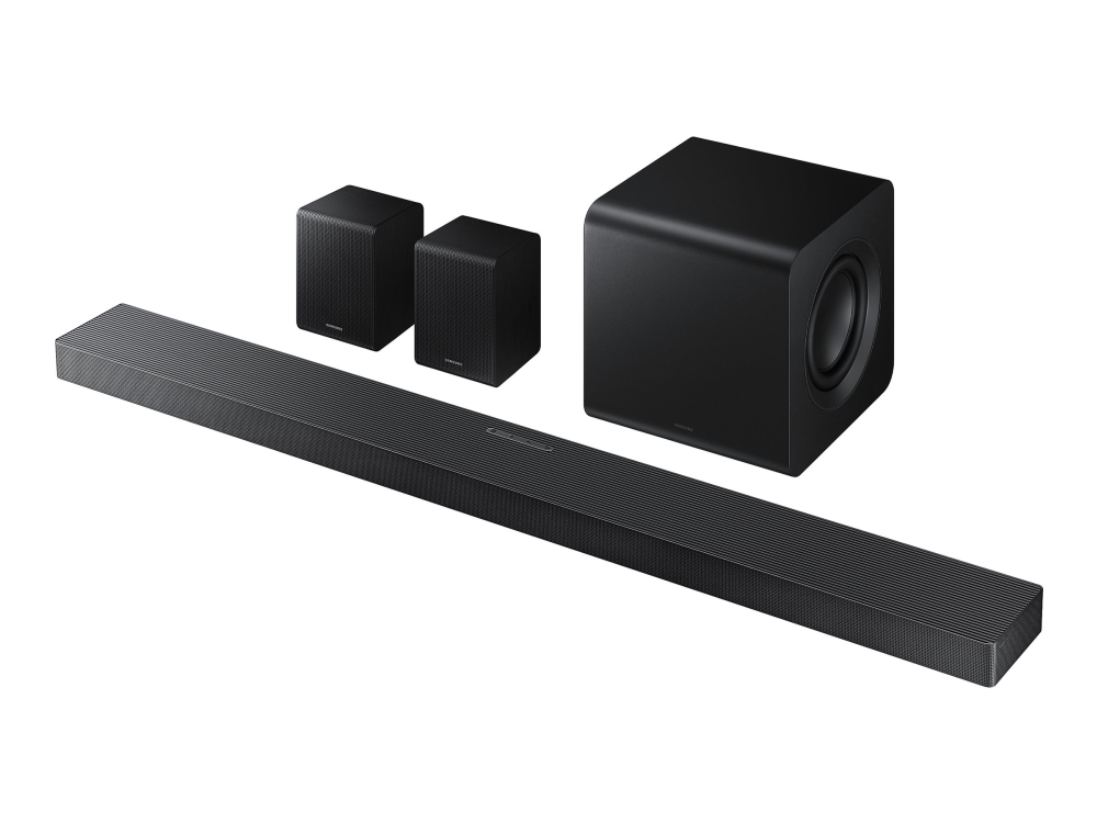 Samsung HW-QS750F - Q Series - soundbar - 5.1.2-kanal - trådlös - Bluetooth, Wi-Fi - titansvart | TV, Ljud & Bild - Högtalare - Soundbar | GameStuff