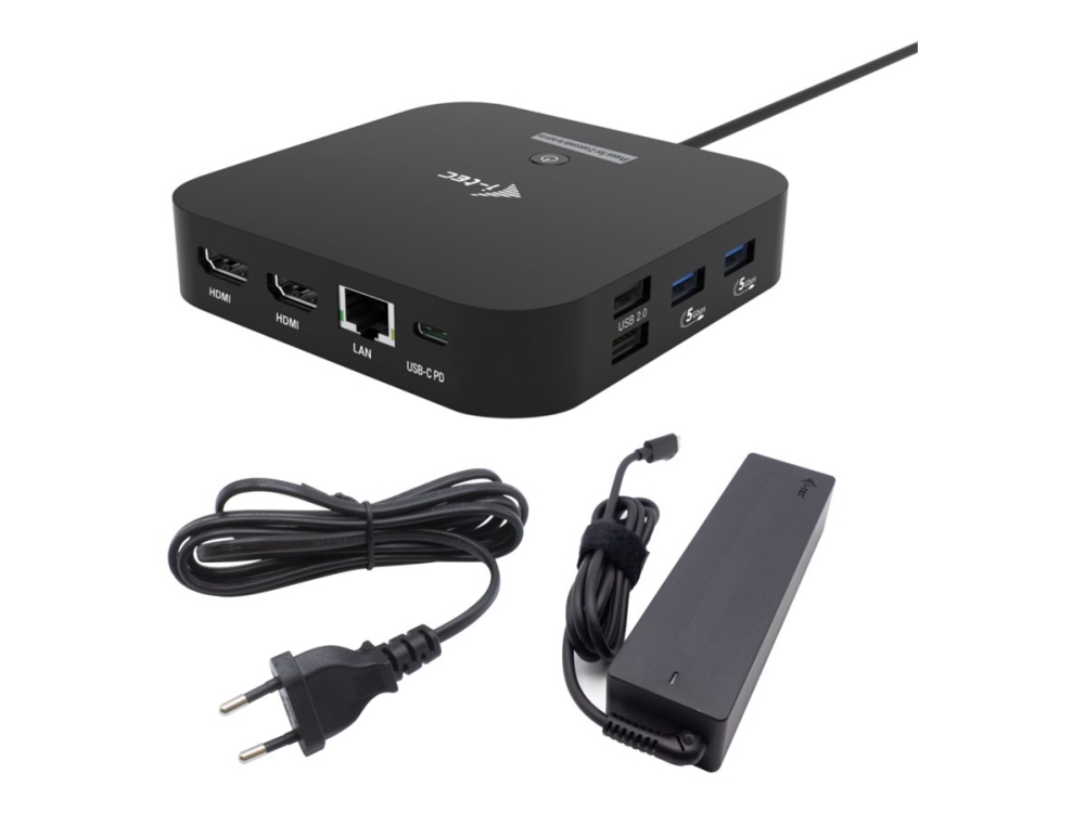 I-Tec - Dockingstation - Usb-C / Usb4 / Thunderbolt 3 / Thunderbolt 4 / Thunderbolt 5 - 2 X Hdmi - 1Gbe - 100 Watt - Europa