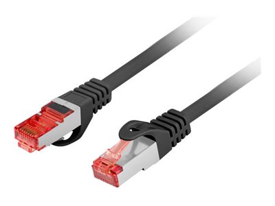 Lanberg - Patchkabel - Rj-45 (Stecker) Auf Rj-45 (Stecker) - 20 M - 5,7 Mm - S/Ftp - Cat 6 - Halogenfrei, Knotenfrei - Schwarz