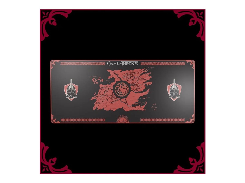 Lexip x Game of Thrones Targaryen - Musmatta - flexibel mjuk mikrostrukturerad yta - XXL-storlek - Game Of Thrones | Spel - Gamingmöss & Tangentbord - Gaming möss | GameStuff