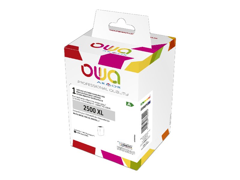 Owa - 72 Ml - Sort - Kompatibel - Genproduceret - Blækpatron (Alternativ Til: Canon Pgi-2500Xl Bk) - For Canon Maxify Ib4050, Ib4150, Mb5050, Mb5150,