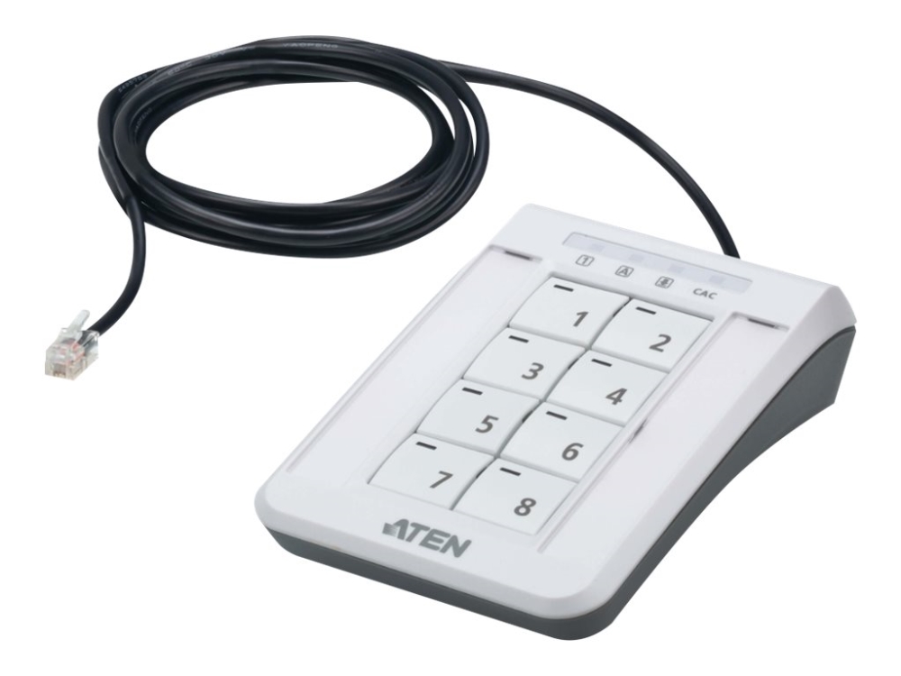 Aten Pp4.0 Secure Kvm Remote Port Selector, Tastatur, Rj-11, Kunststoff, Schwarz, Weiß, 50 °C, 1,8 M