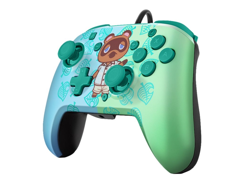 PDP Faceoff Deluxe+ Audio Wired Controller - Spelkontroll - kabelansluten - Animal Crossing Tom Nook - för Nintendo Switch | Spel - Joystick och spelkontroller - Joysticks | GameStuff