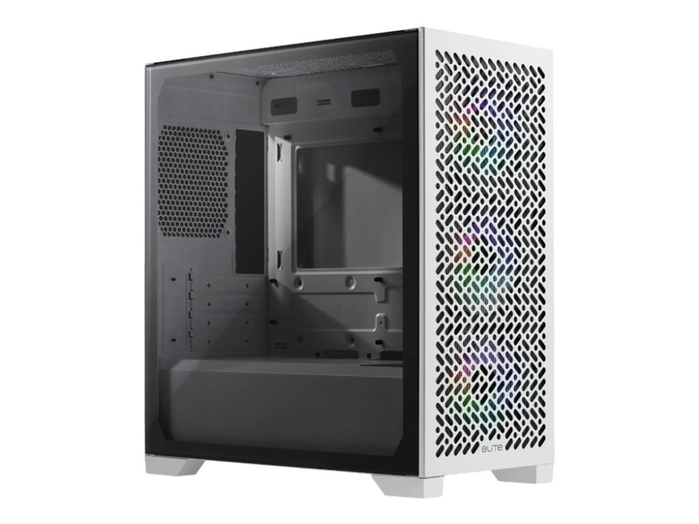 Cooler Master Elite 302 - Mt - Micro Atx - Seitenwand Mit Fenster (Gehärtetes Glas) - Ohne Netzteil (Atx) - Weiß - Usb/Audio