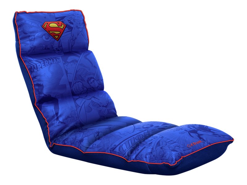 Trust Gxt 718Sm Rayzee Superman - Floor Chair - Polyuretan-Læder, Metalramme - Blå/Rød