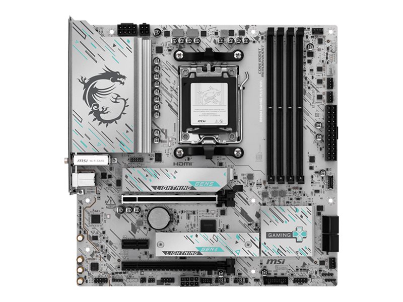 Msi B850m Gaming Plus Wifi, Amd, Sockel Am5, Amd Ryzen 7000 Serie, Amd Ryzen 8000 Serie, Amd Ryzen 9000 Serie, Sockel Am5, Ddr5-Sdram, 256 Gb