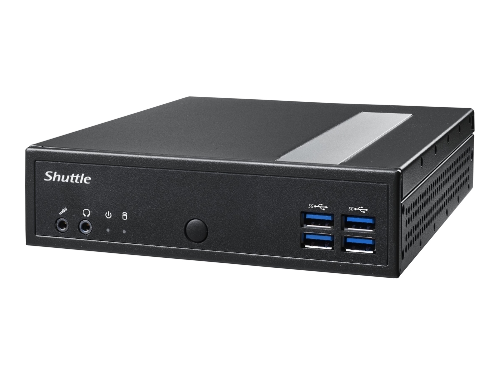 Shuttle Xpc Slim Dl3000xa - Slim-Pc Celeron N100 / Op Til 3.4 Ghz - Ram 8 Gb - Ssd 128 Gb - Nvme - Uhd Graphics - Gigabit Ethernet, 2.5 Gigabit Ether