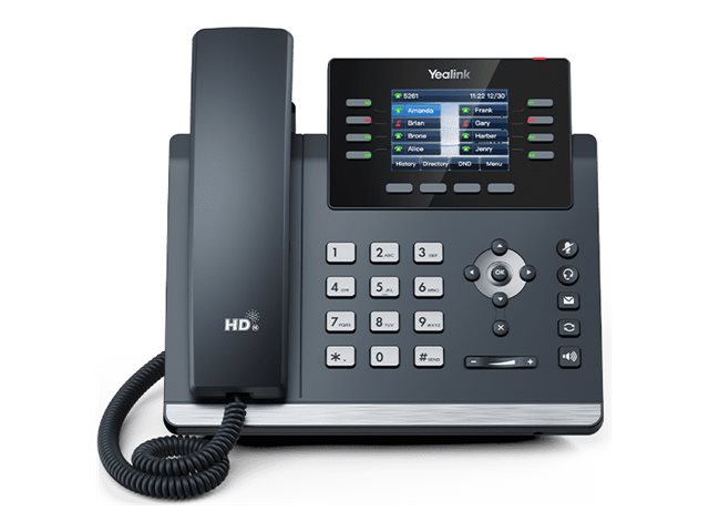 Yealink -Sip-T73w, Ip-Telefon, Schwarz, Drahtgebundenes & Drahtloses Handgerät, Tisch/Bank, 1000 Eintragungen, Yealink Device Management Platform