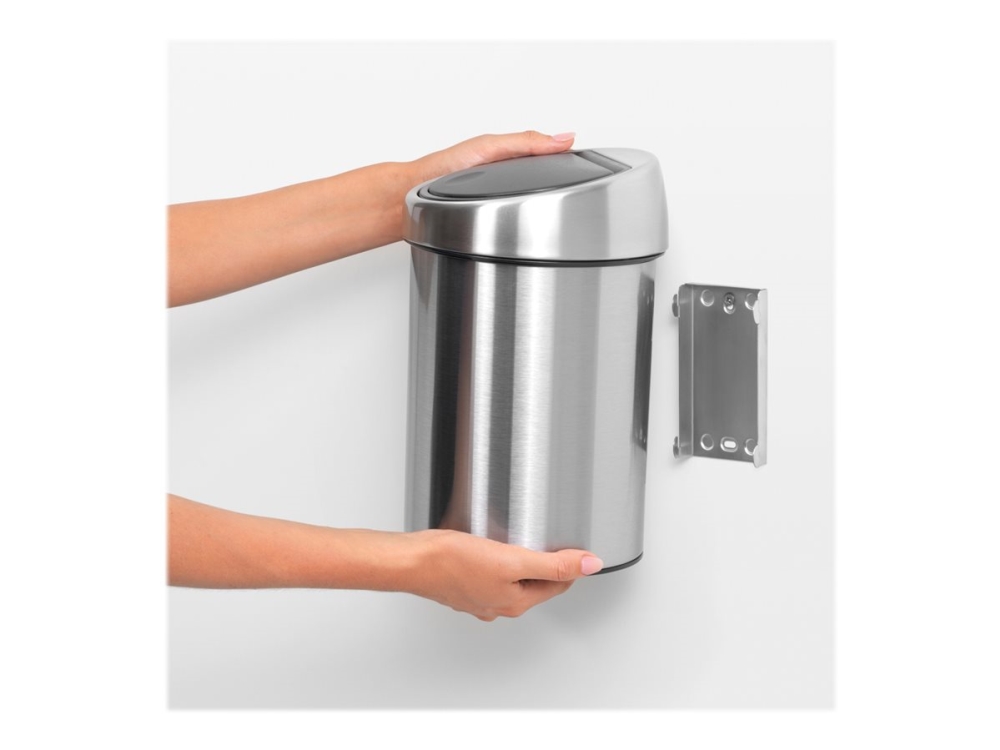 Toalett-/avfallskorg Touch bin Brabantia 3 liter | Köksutrustning - Hushålls tillbehör - Sopsortering | GameStuff