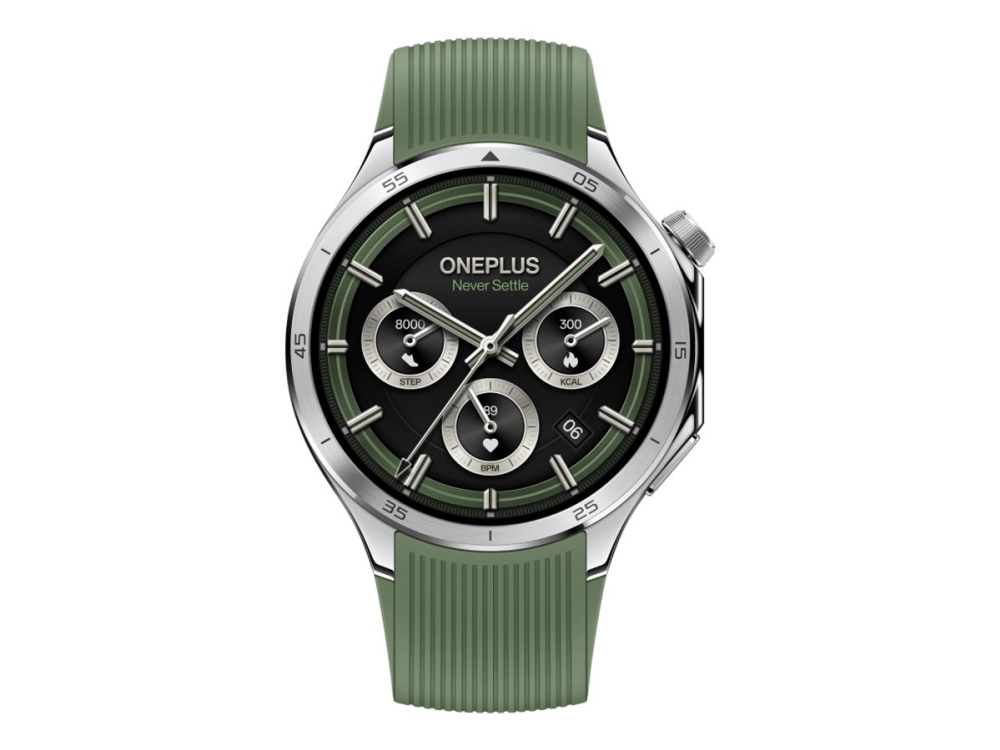 Oneplus Watch 3 - 46 Mm - Sølv Rustfrit Stål - Smart Ur Med Rem - Håndledsstørrelse: 140-210 Mm - Display 1.5" - 32 Gb - Bluetooth, Wi-Fi, Nfc - 81 G