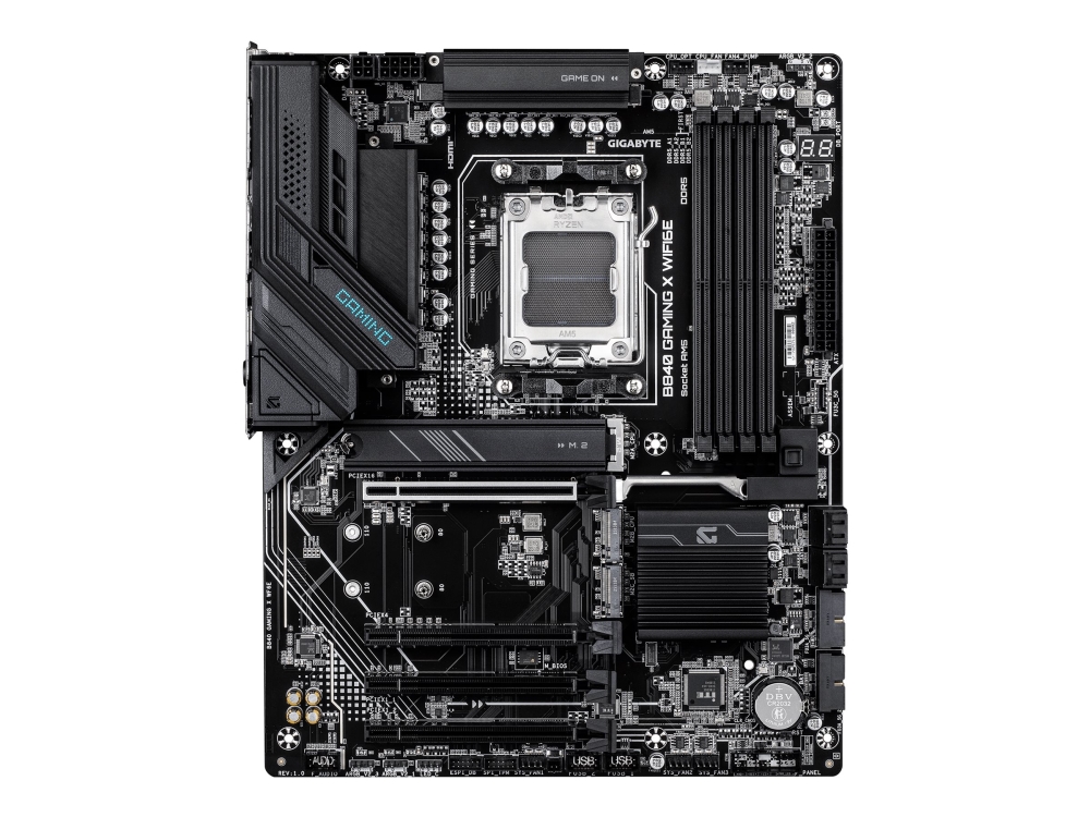 Gigabyte B840 Gaming X Wfi6e - Bundkort - Atx - Socket Am5 - Amd B840 Chipset - Usb-C 3.2 Gen 1, Usb 3.2 Gen 1, Usb 3.2 Gen 2 - Wi-Fi 6E, 2.5 Gigabit