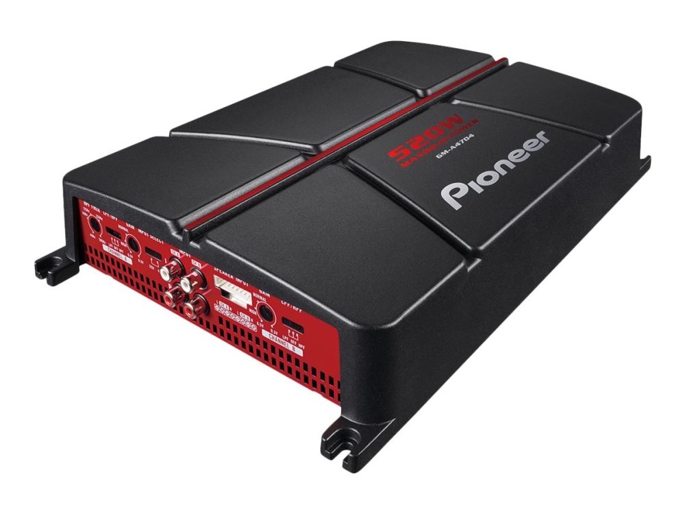 Pioneer GM-A4704 - Bil - förstärkare - 4-kanals - 80 W x 4 | Bilvård & Biltillbehör - Bilens Interiörutrustning - HiFi för bilar - Förstärkare & subwoofers | GameStuff