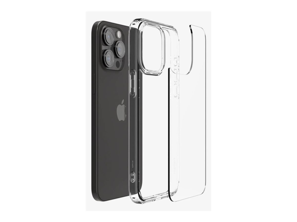 Spigen Ultra Hybrid - Mobiltelefon-Rückseite - Polycarbonat, Thermoplastisches Polyurethan (Tpu) - Glasklar - Für Apple Iphone 15 Pro Max