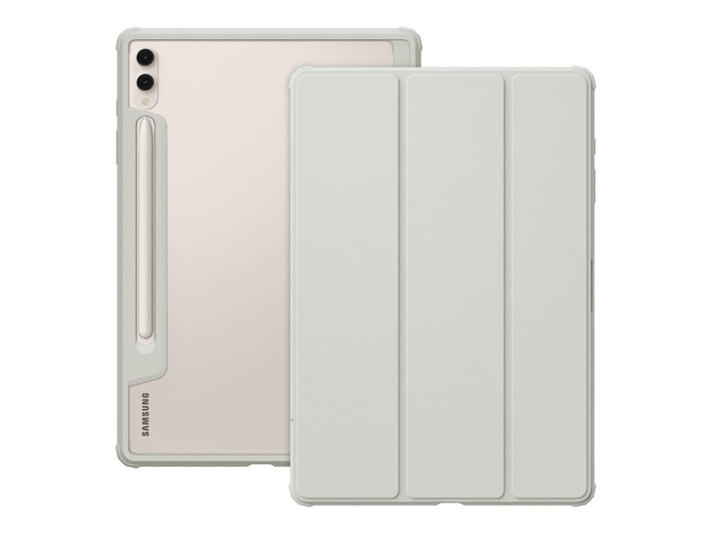 Spigen Ultra Hybrid Pro - Flipomslag Til Tablet - Polykarbonat, Termoplastisk Polyuretan (Tpu) - Grå - For Samsung Galaxy Tab S9+