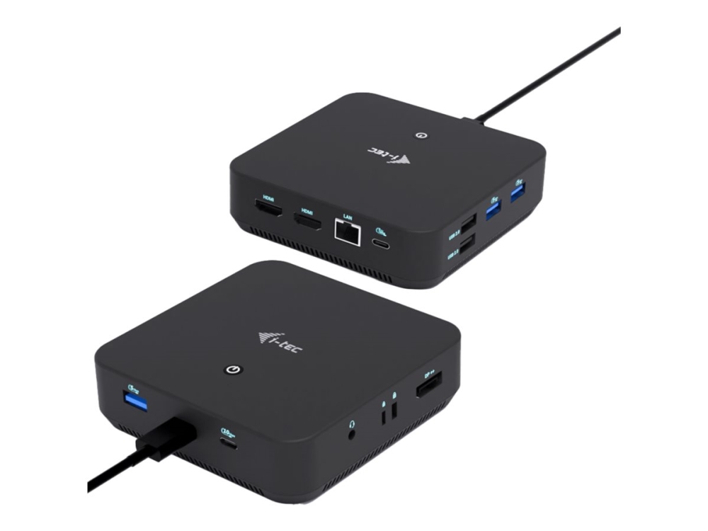 i-Tec - Dockingstation - USB-C / USB4 / Thunderbolt 3 / Thunderbolt 4 / Thunderbolt 5 - 2 x HDMI, DP++ - 1GbE - Europa