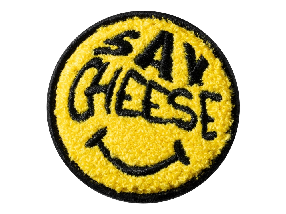 Magmoji Badge Say Cheese - Logo Badge For Mobiltelefon