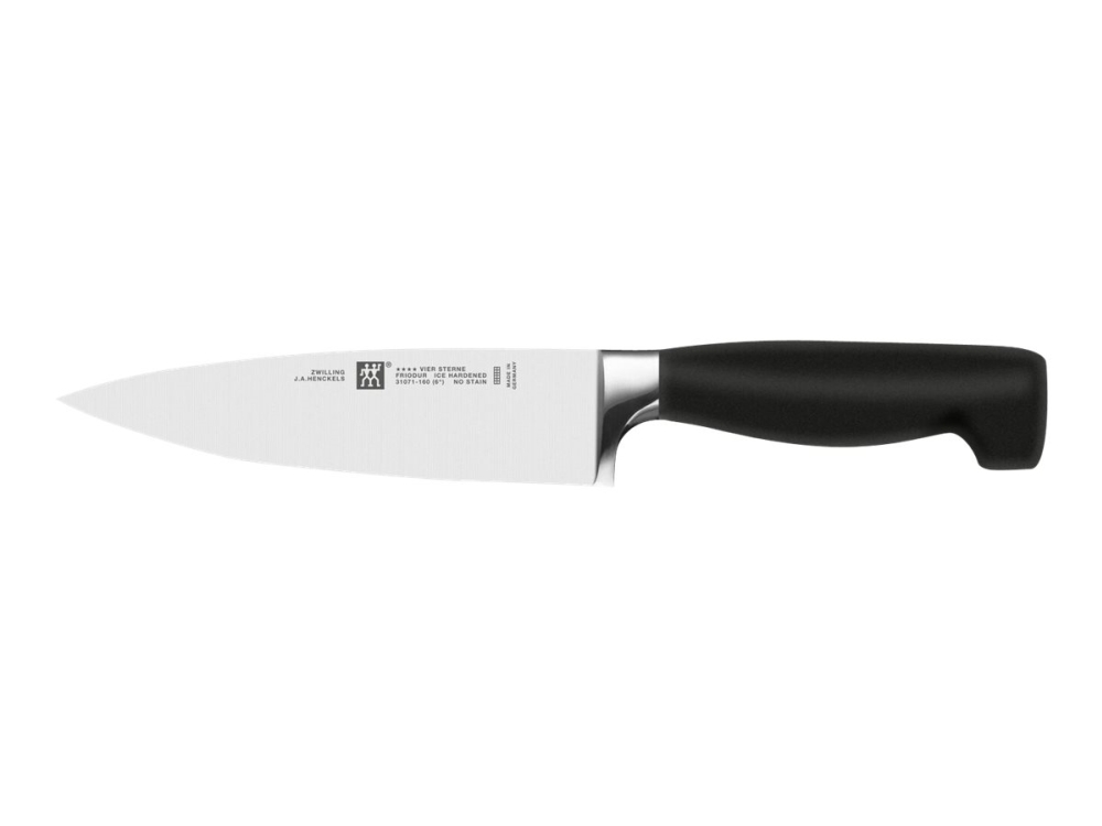 Zwilling Zwilling Four star kokkekniv 16 cm Sort-rustfrit stål