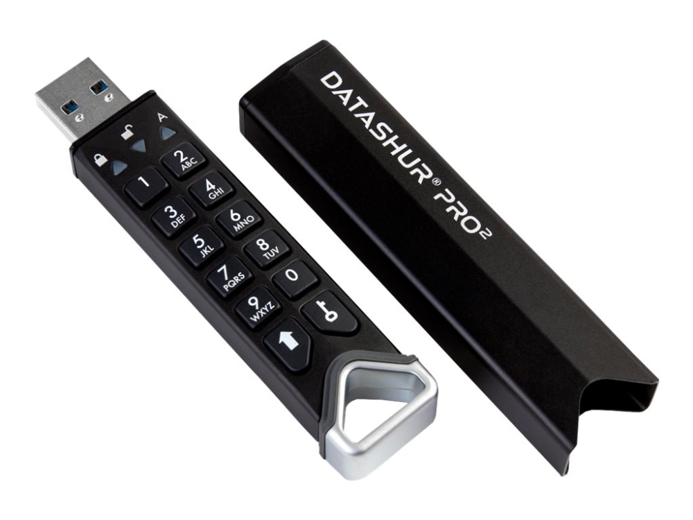 Istorage Datashur Pro2 - Usb Flashdrive - Krypteret - 256 Gb - Usb 3.2 Gen 1 - Fips 140-2 Level 3