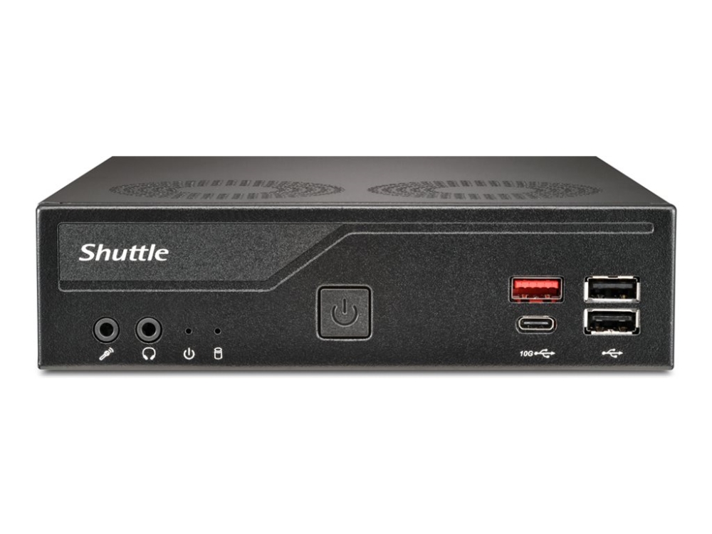 Shuttle Slim Pc Dh810, 1,35-Liter-Pc, Mini-Pc-Barebone, Lga 1851 (Sockel V1), Ddr5-Sdram, M.2, Pci Express, Sata, 120 W
