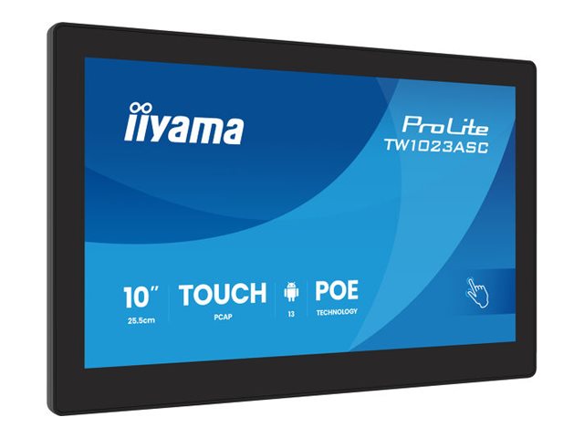 Iiyama Prolite Tw1023asc-B3p - Android Pc - Berøringspanel Pc 1 Rk3568 / Op Til 2 Ghz - Ram 4 Gb - Ssd - Emmc 32 Gb - Mali-G52 - Bluetooth 5.2, Gigab