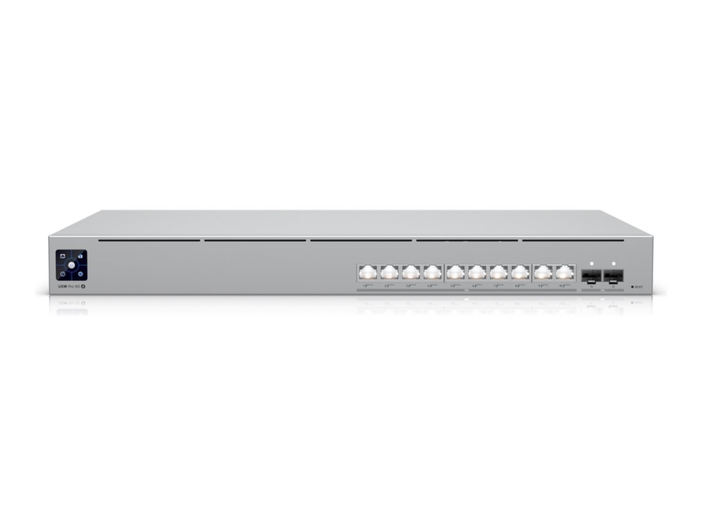 Ubiquiti Unifi Pro Xg 10 Poe, Managed, L2/L3, 10G Ethernet (100/1000/10000), Power Over Ethernet (Poe), Rack Mounting, 1U