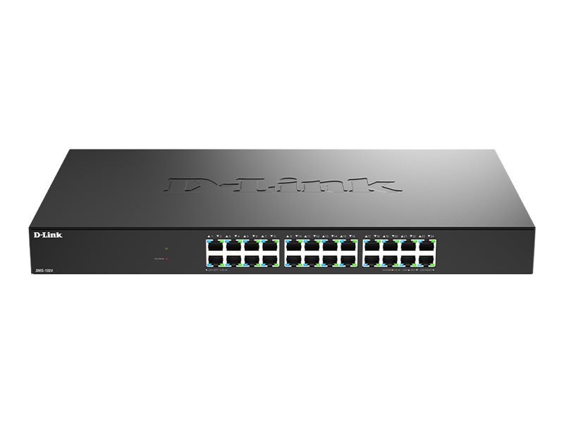 D-Link 24-Port 2.5G Multi-Gigabit Unmanaged Switch, Unmanaged, 2.5G Ethernet (100/1000/2500)