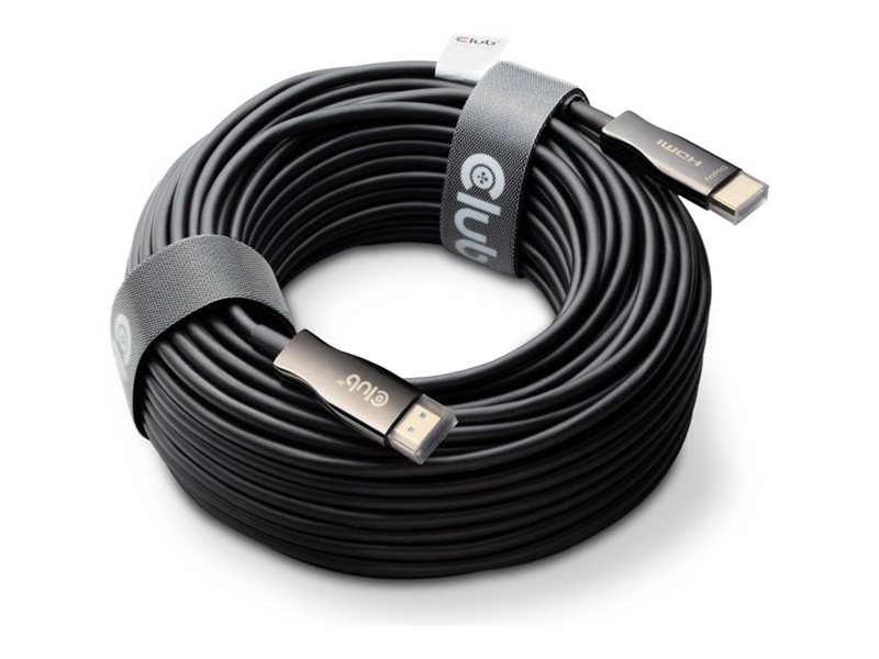 Club 3D - Ultra High Speed - Hdmi-Kabel - Hdmi-Stecker Auf Hdmi-Stecker - 100 M - Geschirmt/Glasfaser - Schwarz - Aktives Optisches Hybridkabel, Unte