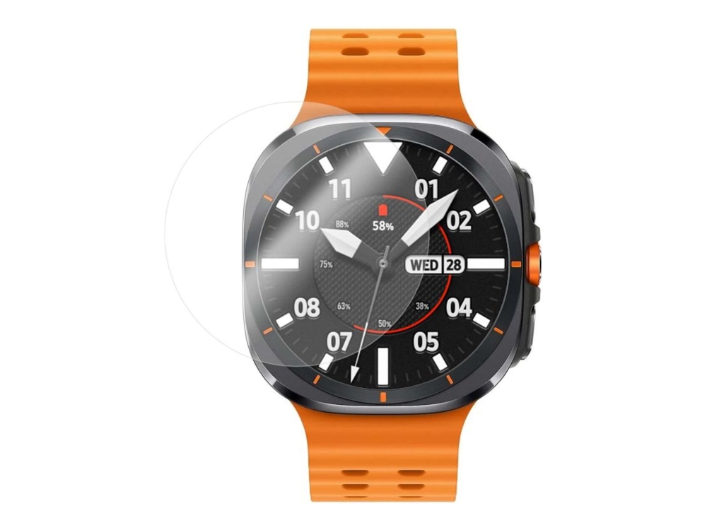 Fixed - Skærmbeskytter For Smart Watch - 47Mm - 2.5D - Glas - Gennemsigtig (Pakke Med 2) - For Samsung Galaxy Watch Ultra (47 Mm)