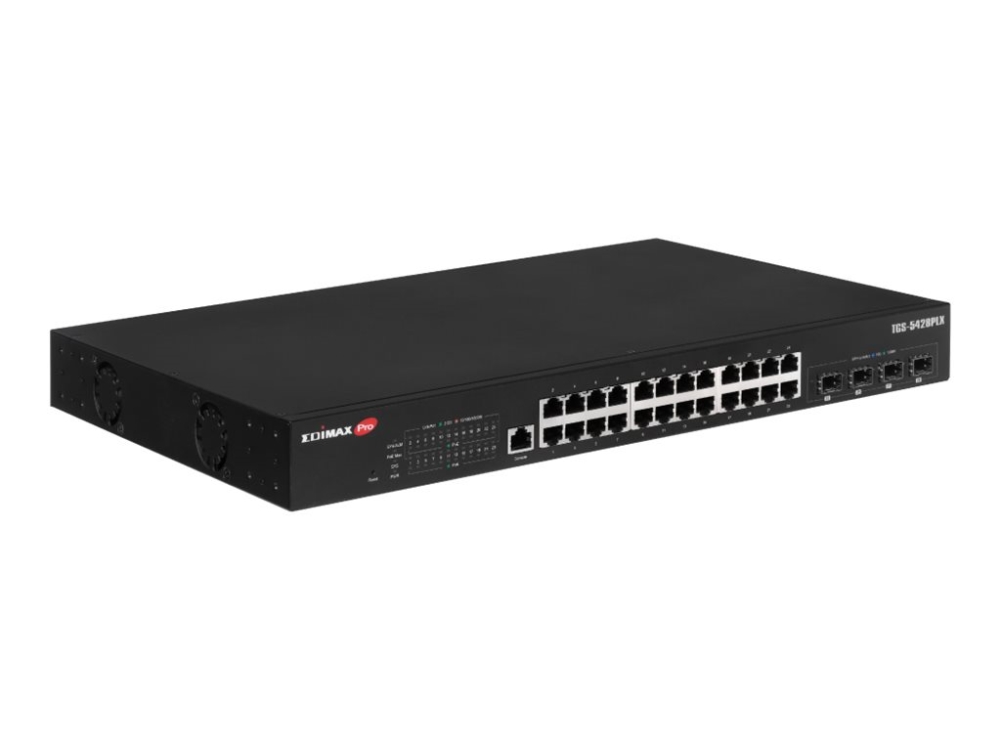 Edimax Switch 24X Tgs-5428Plx (2.5Gbe L2 Surveill.Vlan Poe+)