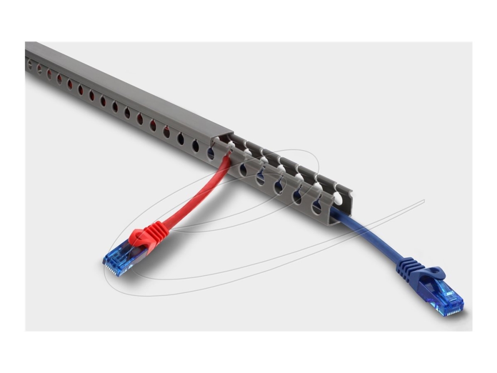 Delock Verdrahtungskanal 20 X 20 Mm - Länge 1 M Grau
