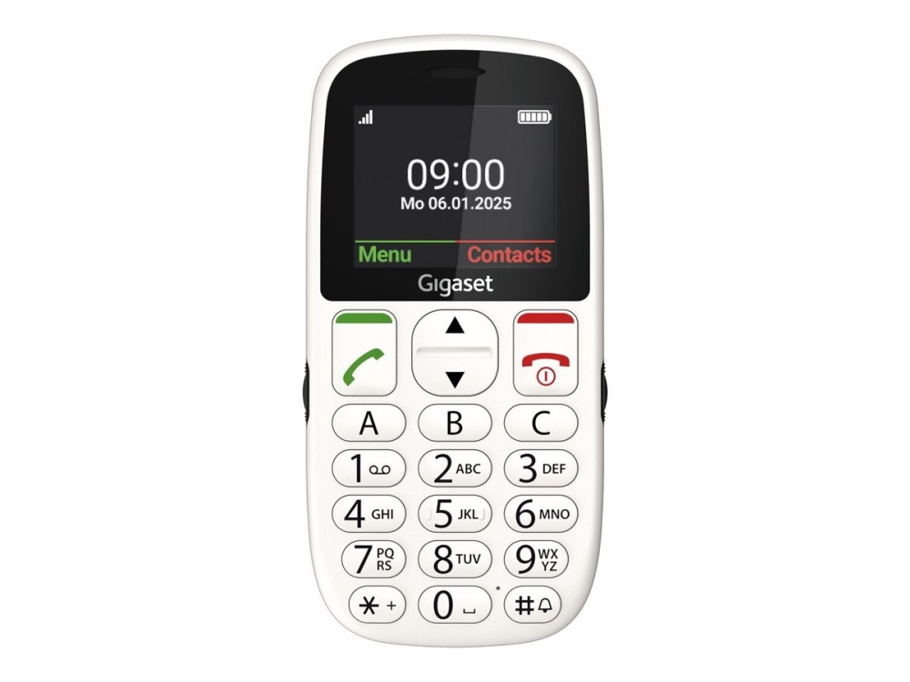Gigaset Gl395 - Funktionstelefon - Dual-Sim - Ram 32 Mb / Intern Hukommelse 32 Mb - Microsd Slot - Lcd Display (Tft) - 220 X 176 Pixels - Rear Camera