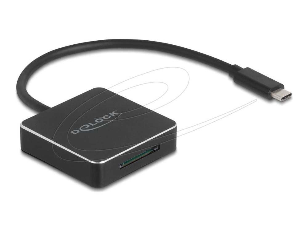 Delock - Kortlæser (Sd Express, Sd, Sd 3.0 Uhs-I, Sd Uhs-I, Sd Uhs-Ii, Sdhc, Sdhc Uhs-I, Sdhc Uhs-Ii, Sdxc, Sdxc Uhs-I, Sdhc Uhs-Ii) - Usb-C 3.1 Gen
