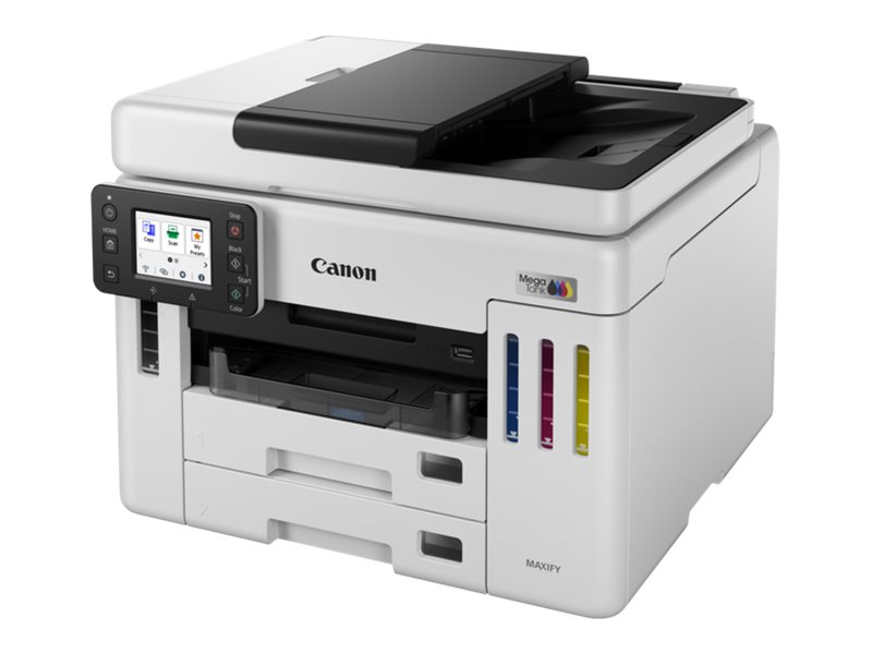 Canon MAXIFY GX7140 MegaTank – Multifunksjonsskriver – farge – ink-jet – CISS – Legal (216 x 356 mm), A4 (210 x 297 mm) (original) – A4/Legal (medie) – opp til 24 ipm (trykking) – 650 ark – 33.6 kbps