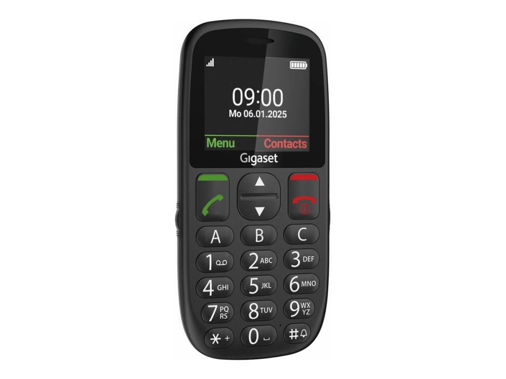 Gigaset Gl395 - Funktionstelefon - Dual-Sim - Ram 32 Mb / Intern Hukommelse 32 Mb - Microsd Slot - Lcd Display (Tft) - 220 X 176 Pixels - Rear Camera