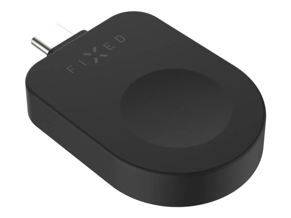 Fixed Usb-C Charging Adapter For Apple Watch Compatible With Powerstation Uni, Black
