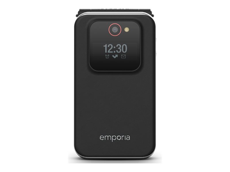 Emporiajoy - Funktionstelefon - Ram 64 Mb / Intern Hukommelse 128 Mb - Microsd Slot - 240 X 320 Pixels - Rear Camera 2 Mp - Sort