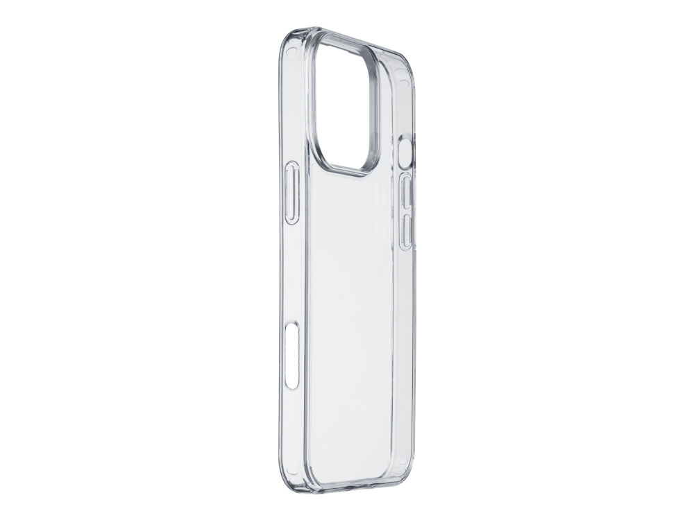 Cellular Line Clear Strong - Bagsidecover Til Mobiltelefon - Gummi - Gennemsigtig - For Apple Iphone 16 Pro
