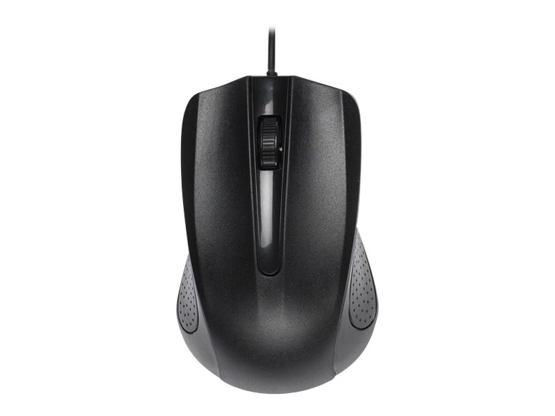 VIVANCO Compact IT-MS USB 1000 - Mus - höger- och vänsterhänta - optisk - 3 knappar - kabelansluten - USB - svart | Datortillbehör - Möss & Tangentbord - Möss & Pekdon | GameStuff