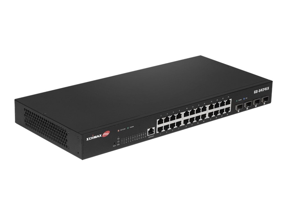 Edimax Pro Gs-5424Lx: 24 Port Smart Switch, Managed