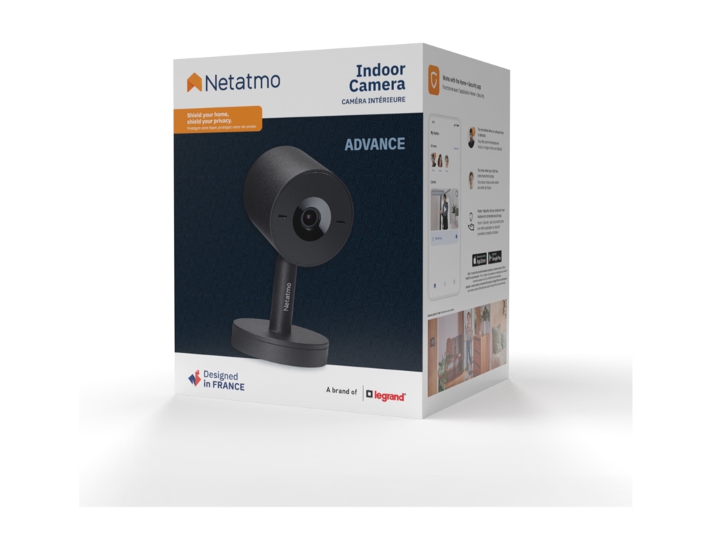 Netatmo ADVANCE - Nätverksövervakningskamera - inomhusbruk - färg (Dag&Natt) - 4 MP - 2560 x 1440 - 2K - ljud - trådlös - Wi-Fi - Bluetooth LE | Foto och video - Videoövervakning - Övervakningsutrustning | GameStuff