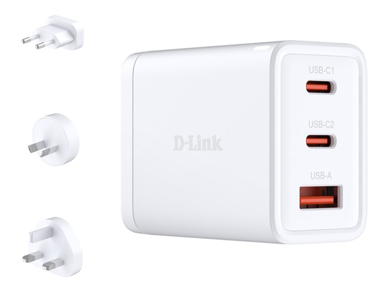 D-Link 65W Gan Charger, Drinnen, Ac, Weiß