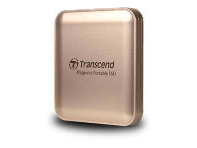 Transcend ESD420 - SSD - 2 TB - extern (portabel) - USB 3.2 Gen 2x2 (USB-C kontakt) - champagneguld | Datorkomponenter - Hårddisk & Lagring - Externa hårddiskar | GameStuff