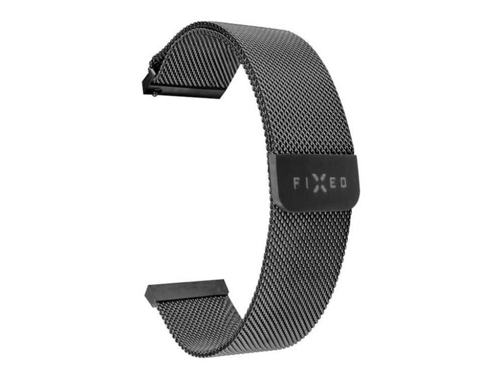 Fixed - Schlaufe Für Smartwatch - 22 Mm, Schnellverschluss - Schwarz