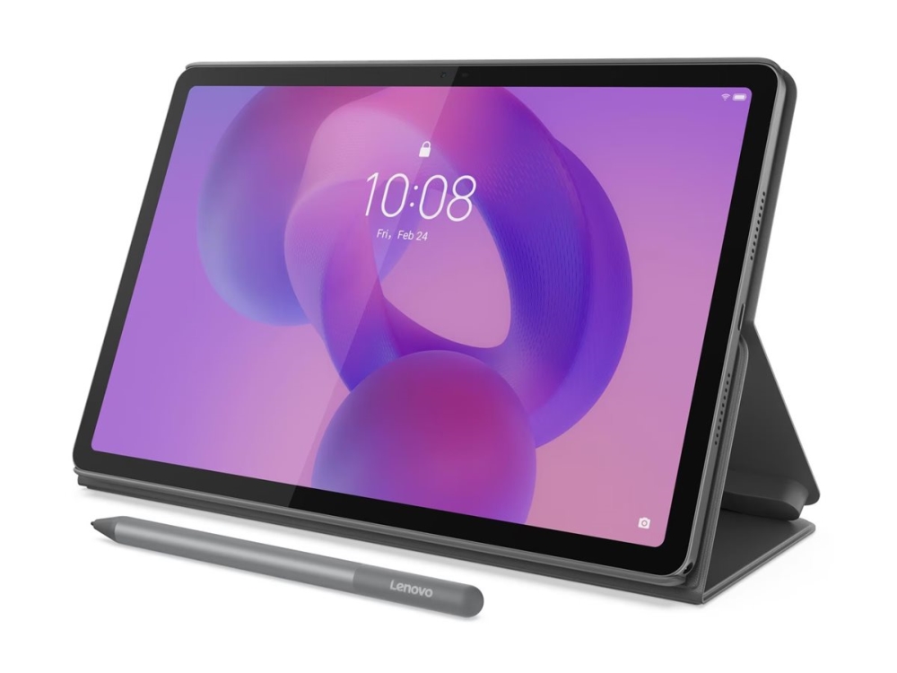 Lenovo Idea Tab Zafr - Tablet - 128 Gb Ufs Card - 11" Ips (2560 X 1600) - Microsd Indgang - Luna-Grå - Med Lenovo Folio Tastatur + Tab Pen