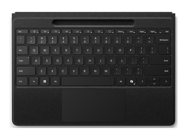 Microsoft Surface Pro Flex Keyboard - Tastatur - Med Touchpad, Accelerometer, Surface Slim Pen 2 Opbevaring Og Opladningsbakke - Bagbelyst - Trådløs