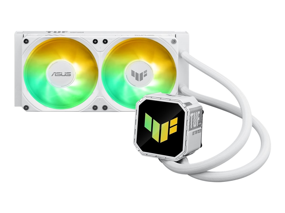 Asus Tuf Gaming Lc Iii 240 Argb Wht, All-In-One Flüssigkeitskühler, 12 Cm, Weiß