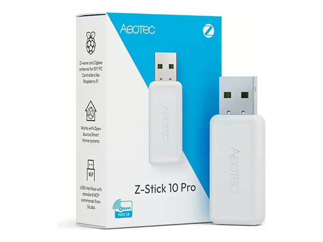 AEOTEC Z-Stick 10 Pro, Z-Wave ja Zigbee